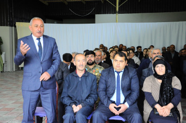 Topalhəsənli kəndində səyyar qəbul keçirilib