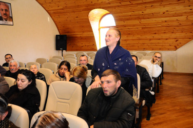 A mobile reception was held in the Firuzabad settlement