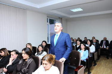 Təhsil işçiləri ilə görüş keçirilib