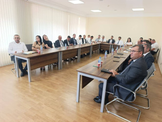 Göygöl Rayon İcra Hakimiyyətində DİM tərəfindən dövlət qulluğunda vəzifələrin və ehtiyat kadrların idarə edilməsi mövzularında növbəti təlimlər keçirilmişdir