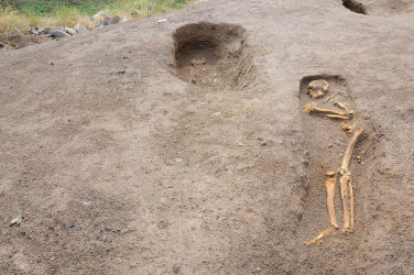 Arxeoloji qazıntı sahəsinə baxış keçirilib