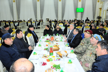 An iftar table has been organized in Goygol
