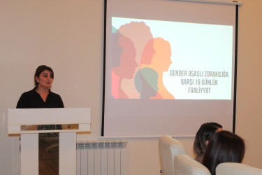 Gender zorakılığı ilə bağlı tədbir keçirilib