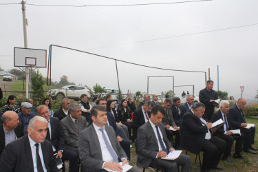 Göygöl Rayon İcra Hakimiyyətinin başçısı Elvin Paşayev Keşkü kəndində səyyar qəbul keçirib