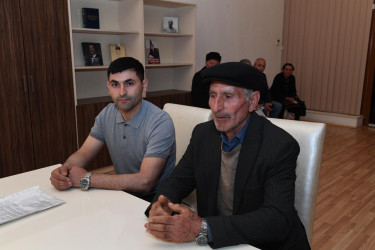 Appeals from former internally displaced persons were considered in the Goygol district