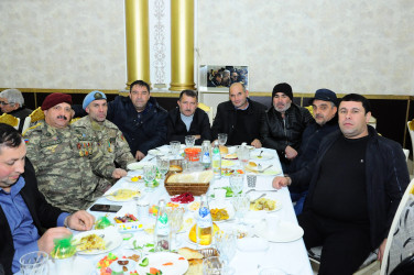 An iftar table has been organized in Goygol