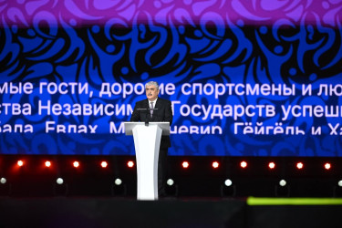 Oktyabrın 8-də Gəncə şəhərində III MDB Oyunlarının rəsmi bağlanış mərasimi keçirilib