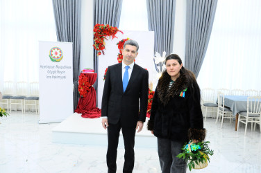 В связи с 8 марта — Международным женским днём проведено мероприятие с семьями шехидов