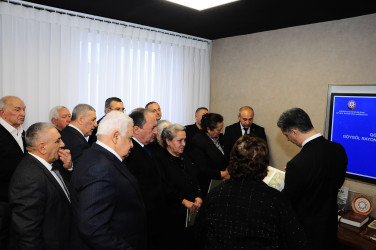 Qərbi Azərbaycan İcmasının üzvləri ilə görüş