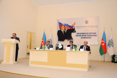 Yeni Azərbaycan Partiyası Göygöl rayon təşkilatının XII konfransı keçirilib