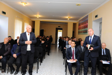 An off-site meeting was held in Mollacəlilli village