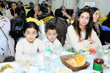 An iftar table has been organized in Goygol