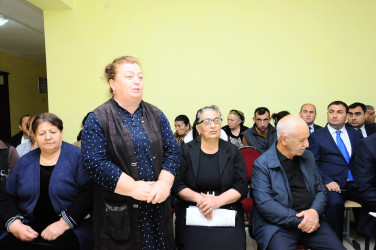 Aşıqlı kəndində səyyar qəbul keçirilib