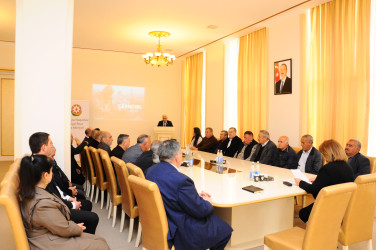 Çernobıl əlilləri ilə görüş təşkil olunub