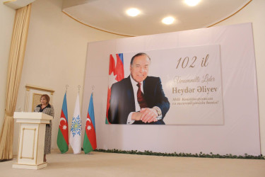 Göygöl rayonunda Ümummilli Lider Heydər Əliyevin 102 illiyinə həsr olunmuş konfrans keçirilib