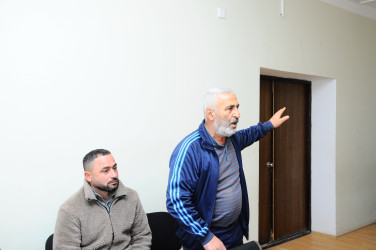 Rayonun Nadil kəndində səyyar görüş keçirilib