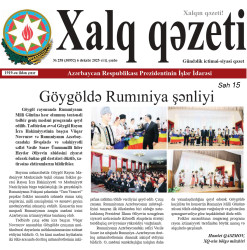 “Xalq” və “Azərbaycan" qəzetlərində Göygöldə keçirilən tədbir işıqlandırılıb
