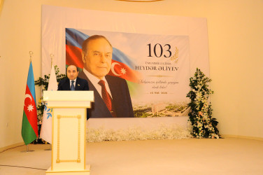 Ümummilli Lider Heydər Əliyev 103 il