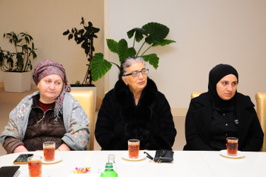 Göygöldə şəhid ailələri ilə görüşlər keçirilir