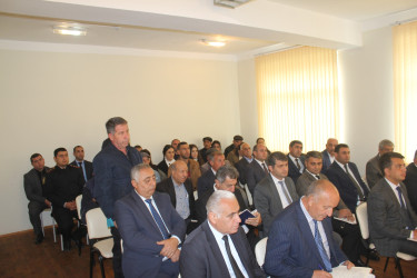 Göygöl Rayon İcra Hakimiyyətinin başçısı Elvin Paşayev Üçbulaq kəndində səyyar qəbul keçirib