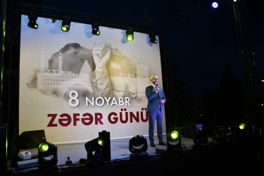 Göygöl rayonunda 8 Noyabr – Zəfər Gününün 5-ci ildönümü münasibətilə möhtəşəm “Zəfər” konserti keçirilib