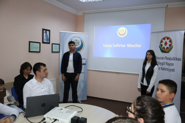 Uşaq Səfirlər Məclisinin üzvləri ilə görüş