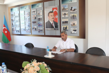 Göygöl Rayon İcra Hakimiyyətində növbəti dəfə vətəndaş qəbulu keçirildi