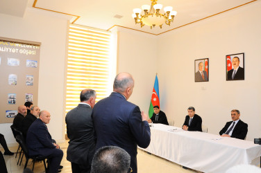 Şəhər sakinləri ilə növbəti səyyar görüş keçirilib