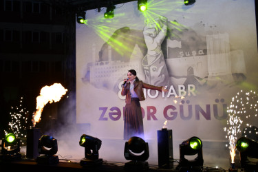 Göygöl rayonunda 8 Noyabr – Zəfər Gününün 5-ci ildönümü münasibətilə möhtəşəm “Zəfər” konserti keçirilib