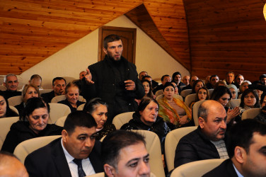 A mobile reception was held in the Firuzabad settlement