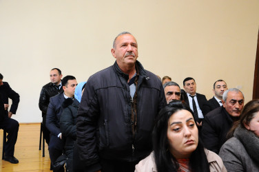 A mobile reception with citizens has been organized in the village of Üçtəpə