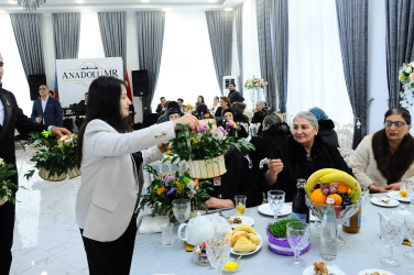 В связи с 8 марта — Международным женским днём проведено мероприятие с семьями шехидов