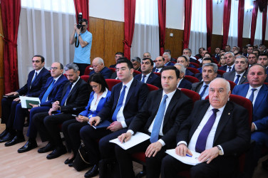 Göygöldə aqrar sahədə yeni Dövlət Proqramının müzakirəsi ilə bağlı regional müşavirə keçirilib