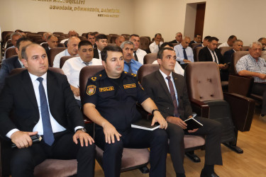“Qarayara” xəstəliyinə qarşı profilaktik tədbirlər müzakirə olunub