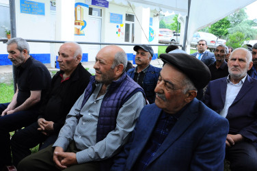 Keşkü kəndində sakinlərin müraciətləri dinlənilib