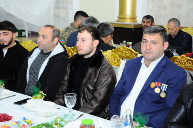 An iftar table has been organized in Goygol