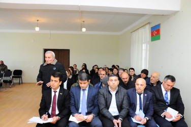 Rayonun Nadil kəndində səyyar görüş keçirilib