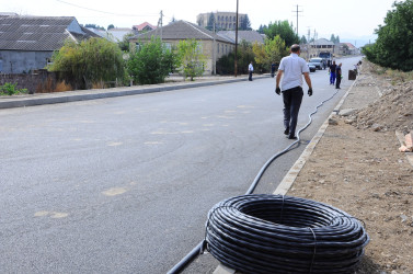 Asfaltlanma işlərinə baxış keçirilib