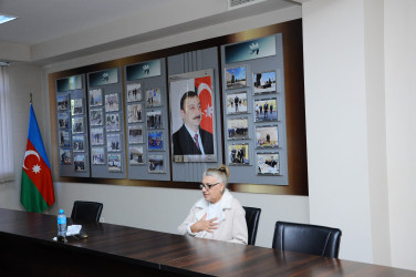 Şəhid ailə üzvü ilə görüş keçirilib