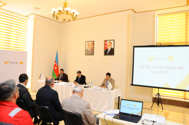 “AzerGold” QSC Göygöldə növbəti görüş keçirib