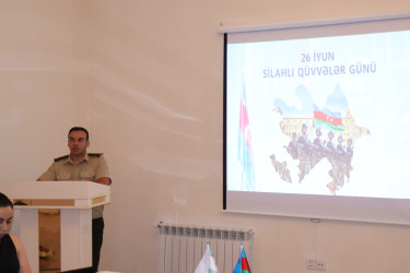 Silahlı Qüvvələr Günü qeyd edilib
