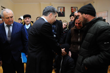 A mobile reception with citizens has been organized in the village of Üçtəpə