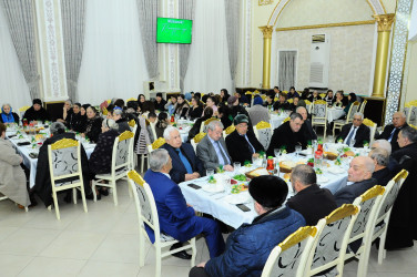 An iftar table has been organized in Goygol
