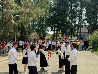 Göygöl rayon ümumtəhsil məktəblərində “Son zəng” tədbiri təşkil olunub