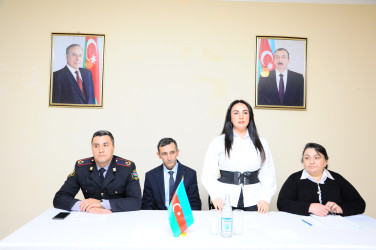 Sağlam gələcək naminə maarifləndirici görüş keçirilib