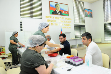 “Talassemiyasız həyat naminə” qanvermə aksiyası