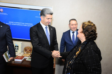 Qərbi Azərbaycan İcmasının üzvləri ilə görüş