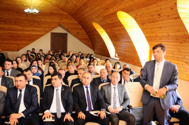 An awareness-raising event has been held in Goygol