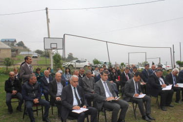 Göygöl Rayon İcra Hakimiyyətinin başçısı Elvin Paşayev Keşkü kəndində səyyar qəbul keçirib