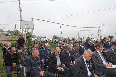 Göygöl Rayon İcra Hakimiyyətinin başçısı Elvin Paşayev Keşkü kəndində səyyar qəbul keçirib